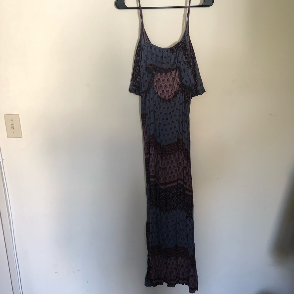 Backless Patterned Maxi - Picture 5 of 5